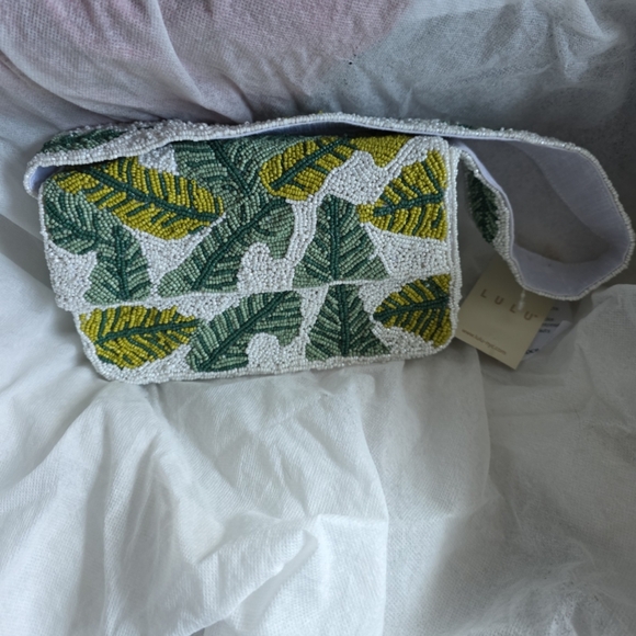 lululemon athletica Beaded Crossbody Bag - Green and Yellow - Picture 1 of 5